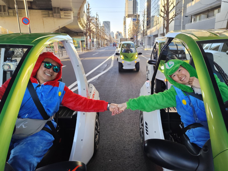 Tokyo Shibuya Night Drive: Kimono EV Go-Kart Tour with Photos hq4rOmBf