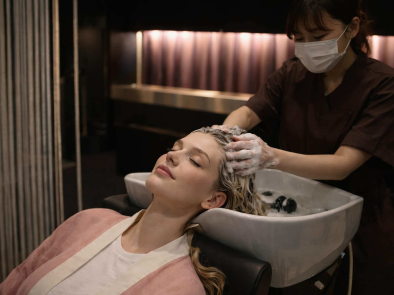 Ultimate Japanese Head Spa Experience in Kyoto near Arashiyama bOmsBniO