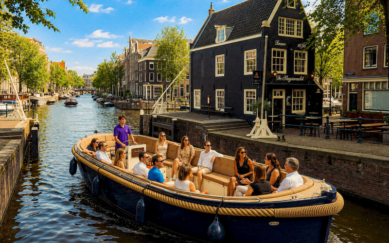 Amsterdam Luxury Afternoon Canal Cruise with Moco Museum Experience 3S5q8bGa