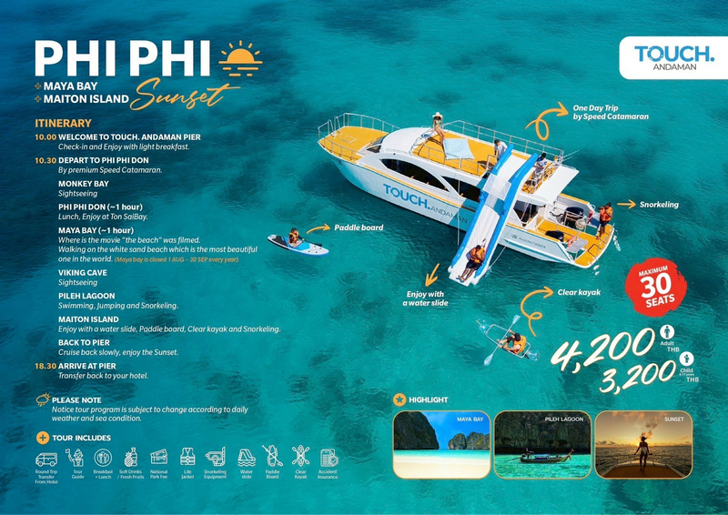 Day Trip Phi Phi + Maya + Maiton By Speed Catamaran dhAVsNmY