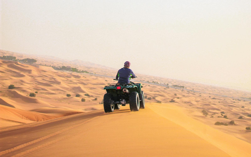 Abu Dhabi Desert Quad Bike Adventure with Bedouin Camp Activities & Transfers hbfUdozD