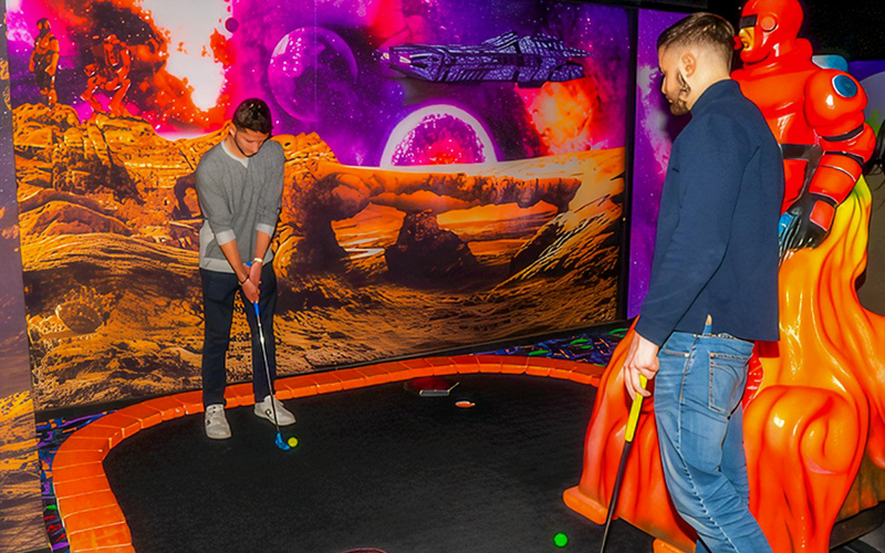American Dream: Blacklight Mini Golf Entry Tickets lcGe3k75