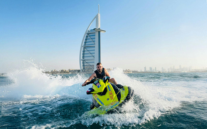 Self Drive Jet Ski Tour of Dubai with Guide, Free Photos, Videos & Cafe Treat uc4EJMO7
