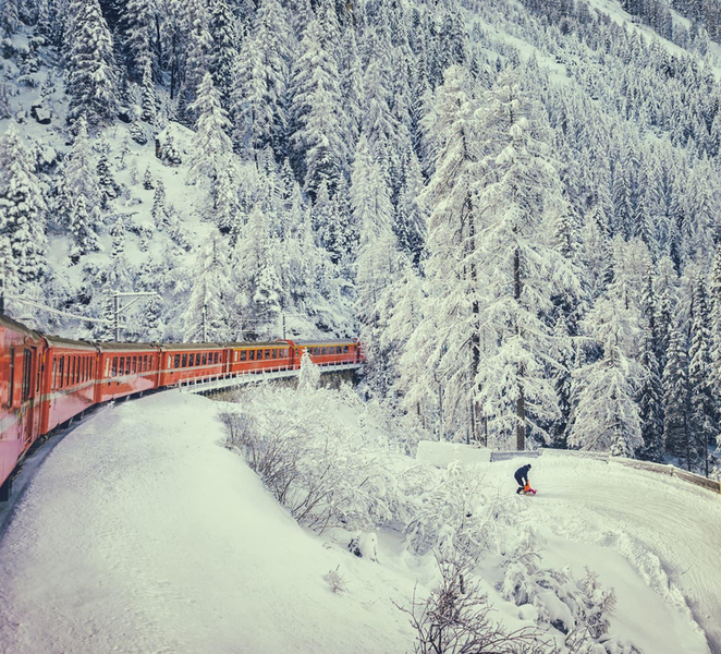 Milan: Bernina Express Train Ride to St. Moritz Day Trip nGM8ScBc