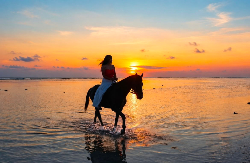 Jimbaran Beach Horse Riding with Optional Uluwatu Temple Tour  4WIcIv8h