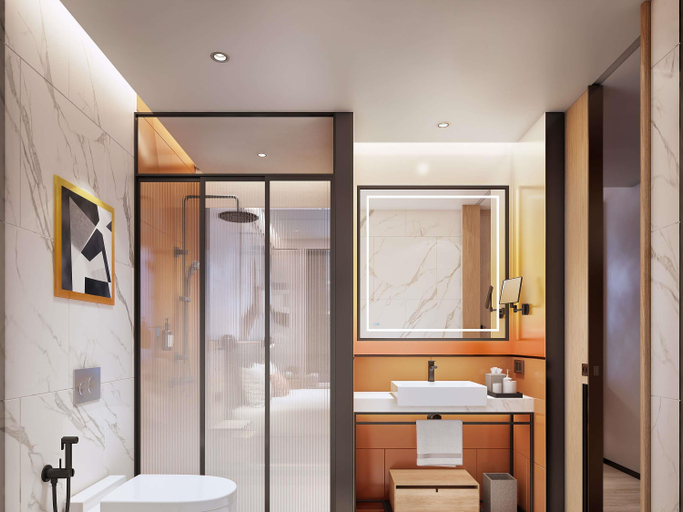 Bathroom 5, ibis Bangkok Siam Ratchathewi, Ratchathewi