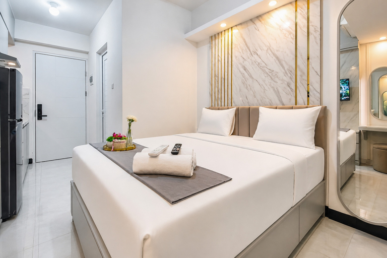 Bedroom 2, Best Choice Studio Apartment at Westown View Surabaya By Travelio, Surabaya