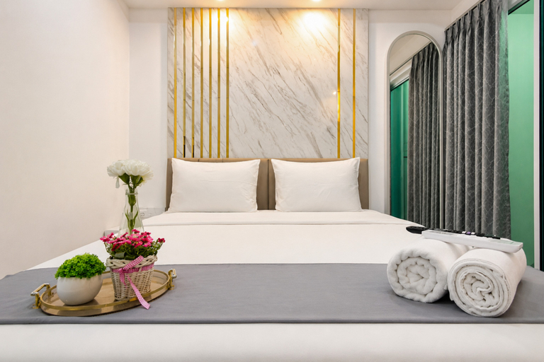 Bedroom 3, Best Choice Studio Apartment at Westown View Surabaya By Travelio, Surabaya