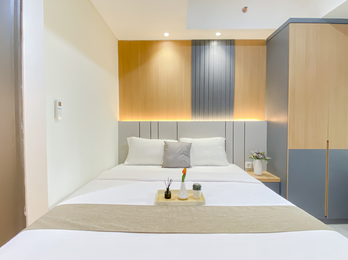 Bedroom 4, Modern Haven Studio at Apartment Pollux Chadstone By Travelio, Cikarang