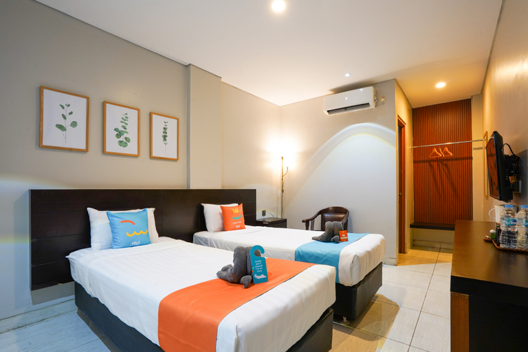 Bedroom 4, Sans Hotel Prime Cailendra Yogyakarta by RedDoorz, Yogyakarta