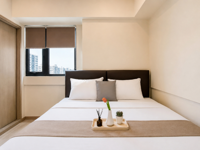Bedroom 4, Cozy and Trendy 3BR at Meikarta District 1 Apartment By Travelio, Cikarang
