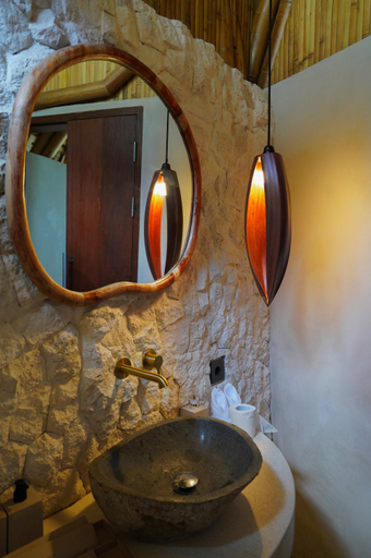 Bathroom 3, Mandala Eco Resort Lombok, Lombok