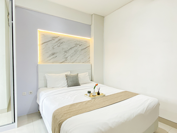 Bedroom 4, Refined and Bright 2BR at Apartment Transpark Cibubur By Travelio, Depok