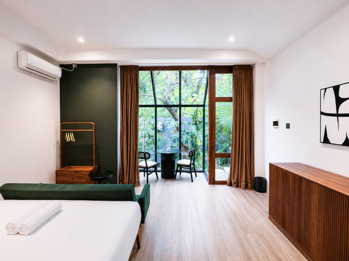 Bedroom 5, Guru Giri Forest Cabin Villa 2BR with Pool Access, Bantul