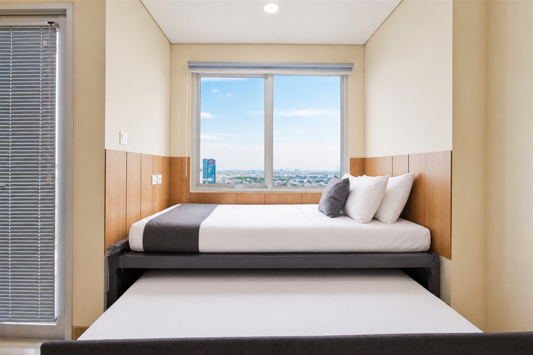 Bedroom 2, Comfortable and Homey Studio Room at Apartment B Residence By Travelio, Tangerang Selatan