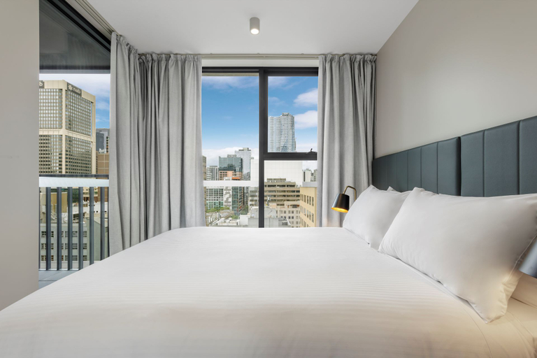 Bedroom 3, Brady Apartment Hotel Hardware Lane, Melbourne