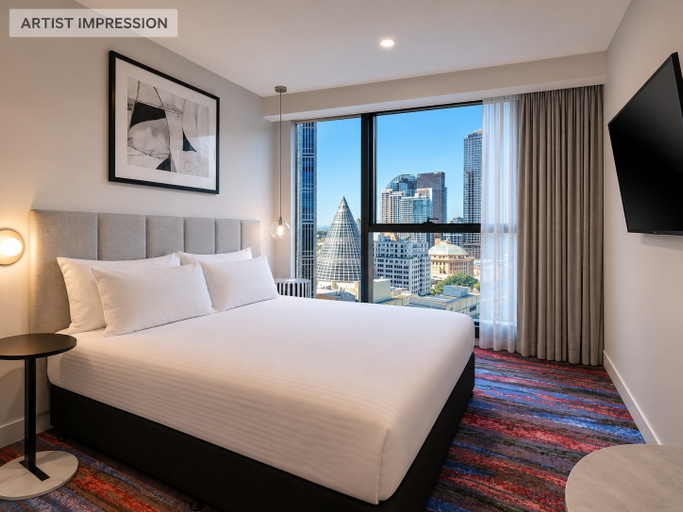 Bedroom 2, Brady Hotels Elizabeth Street, Melbourne