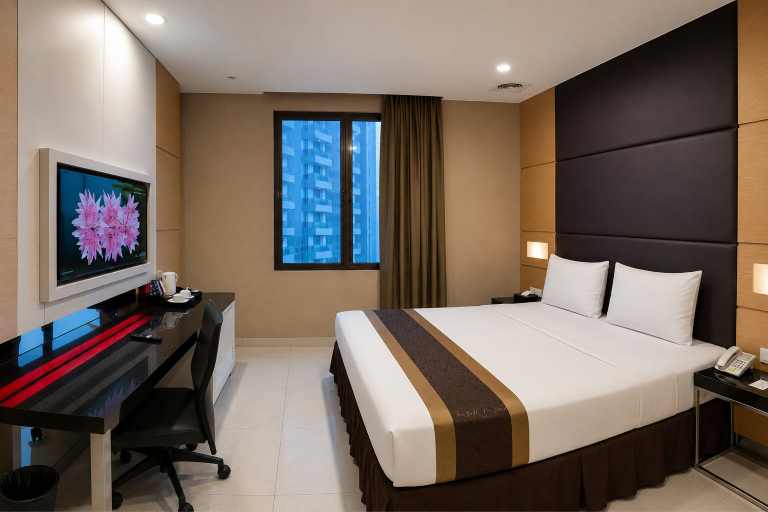 Bedroom 4, B Fashion Hotel, Jakarta Barat