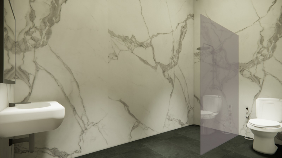 Bathroom 3, Bromo Ayu Cottage by ARTOTEL, Probolinggo