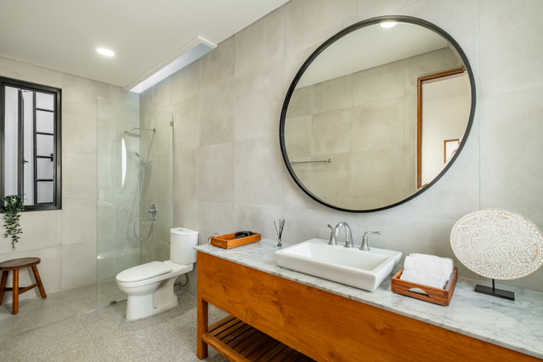 Bathroom 4, Villa Ziggy: Contemporary 2 bdr villa in Canggu, Badung