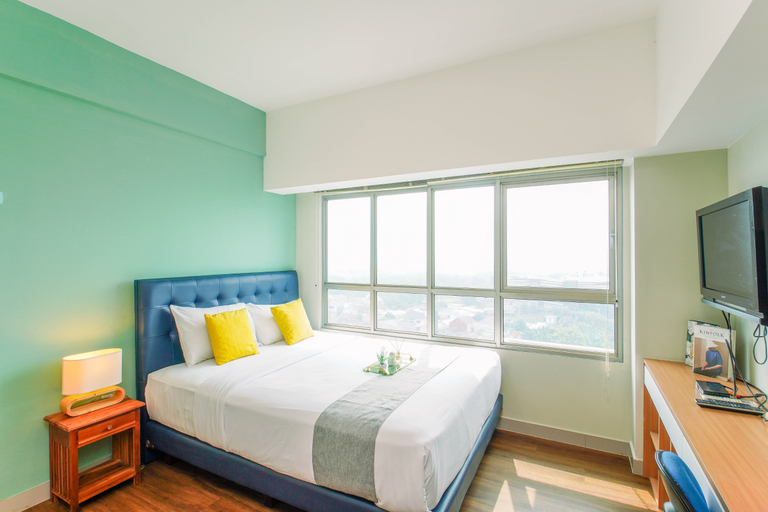 Bedroom 3, Neat and Nice Studio Room at Apartment Springlake Summarecon Bekasi By Travelio, Bekasi