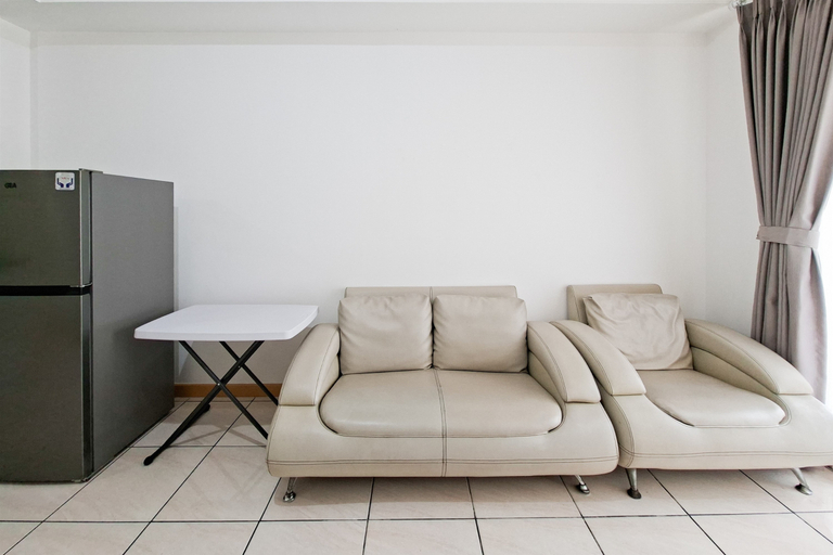 Living Room 3, Clean and Cozy 2BR at Apartment M-Town Residence By Travelio, Tangerang