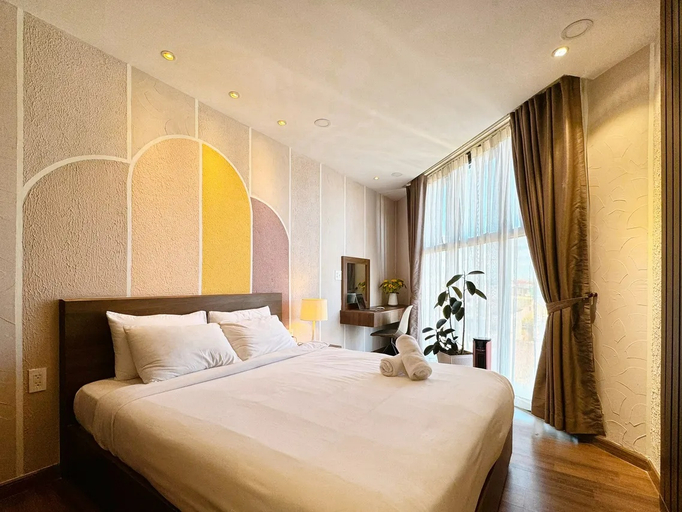 Bedroom 2, 9Trip Stay in Dalat Center Residence - 4 Star Service Apartment, Đà Lạt