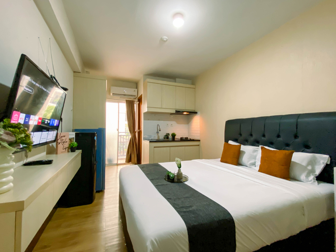 Bedroom 5, Homey Simple Studio Room at Apartment Cinere Resort By Travelio, Depok