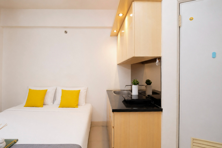 Bedroom 5, Best Studio Apartment Green Pramuka City By Travelio, Jakarta Pusat