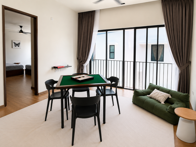 Living Room 5, Pontian PalmRetreat 4BR 14Pax Pooltable & Mahjong, Johor Bahru