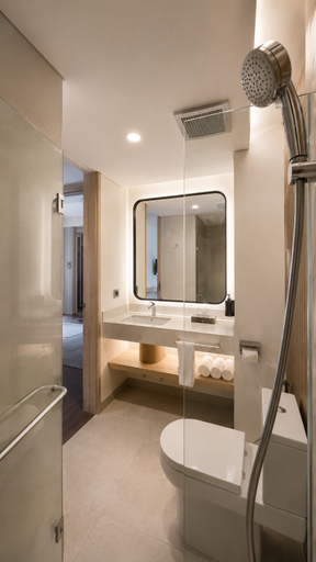 Bathroom 5, Qubu Suites Hotel by Qubu Resort, Kubu Raya