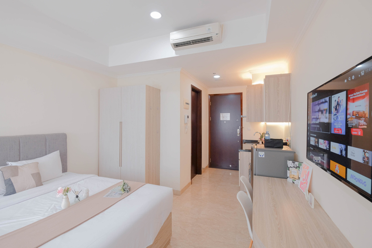Bedroom 4, Best Location and Comfy Studio at Menteng Park Apartment By Travelio, Jakarta Pusat