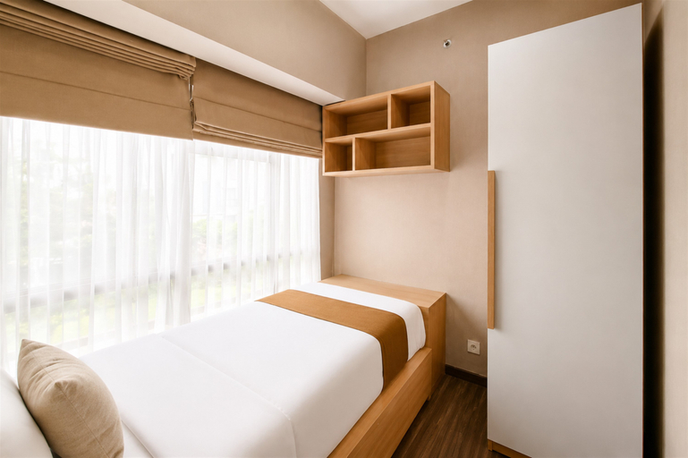Bedroom 4, Classic and Warm 2BR at Apartment M-Town Residence By Travelio, Tangerang