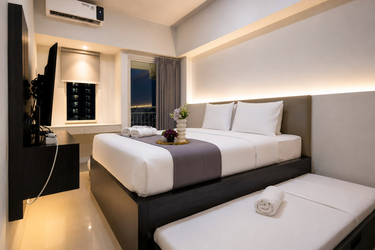 Bedroom 4, Good Designed Studio at Apartment Orchard Supermall Mansion By Travelio, Surabaya