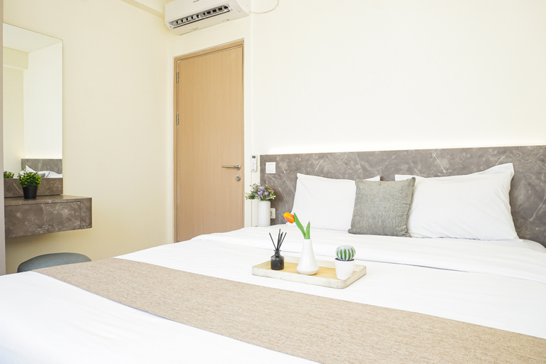 Bedroom 2, Trendy and Comfortable 2BR at Apartment Meikarta District 2 By Travelio, Cikarang