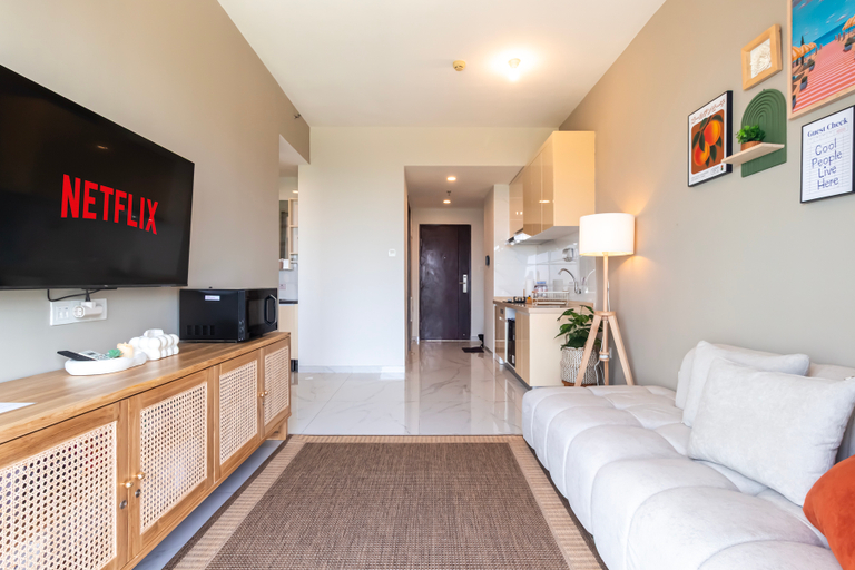Living Room 5, 2BR at Sky House BSD near AEON & ICE - J2, South Tangerang