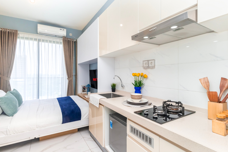 Bedroom 3, Studio at Sky House BSD Near AEON & ICE - L2, South Tangerang