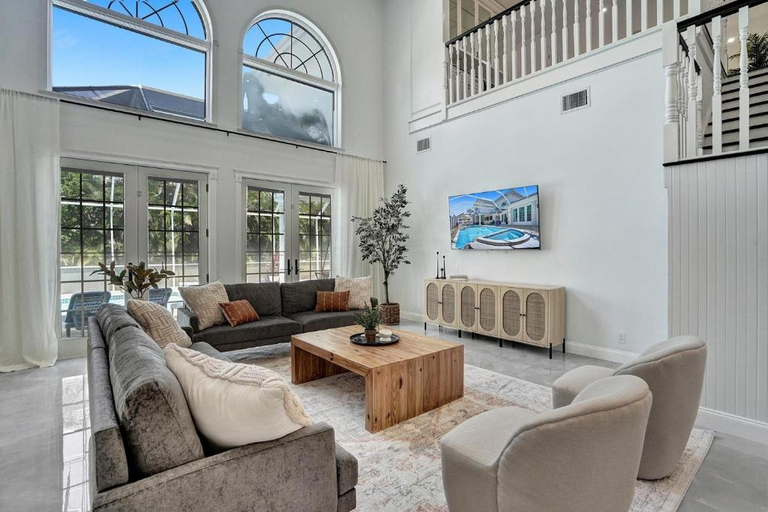 Living Room 5, 6BR Elegant Hollywood Lakes Mansion with Private Pool & Spa, Broward