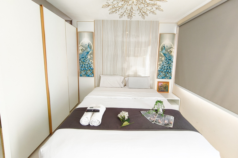 Bedroom 3, Refined Studio at Apartment Grand Asia Afrika By Travelio, Bandung