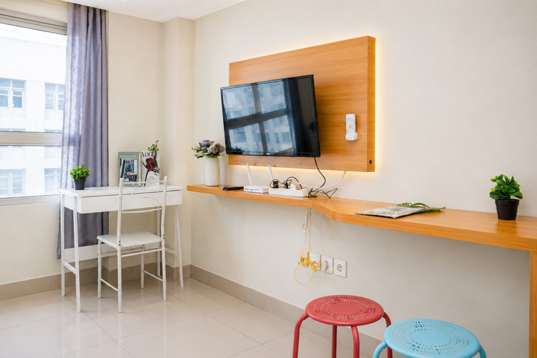 Bedroom 5, Functional Homey Studio Room at Apartment Springlake Summarecon Bekasi By Travelio, Bekasi