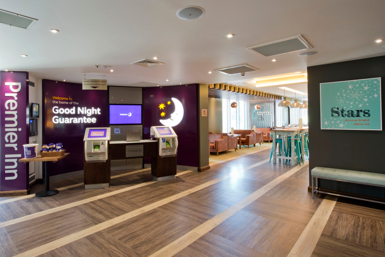 Public Area, Premier Inn Bedford Town Centre, Bedfordshire