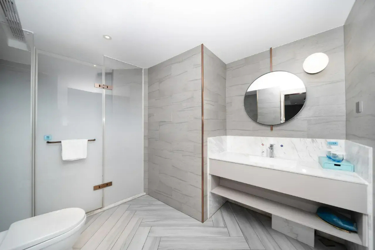 Bathroom 3, Lan'ou Hotel (Zhenjiang Xijindu Railway Station), Zhenjiang