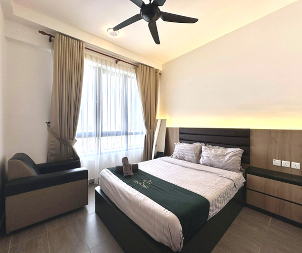 Bedroom 3, [With Pool] One Bedroom Troika @ AGhome, Kota Bharu