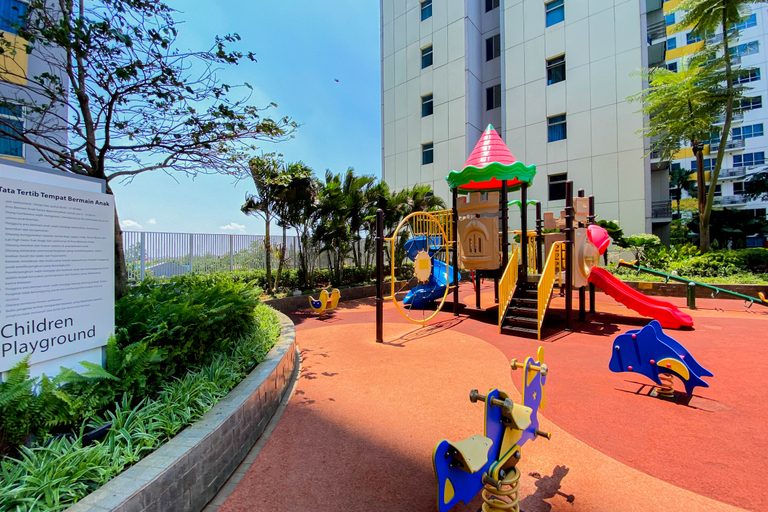 Public Area, Modern Sleek Studio at Apartment Springlake Summarecon Bekasi By Travelio, Bekasi
