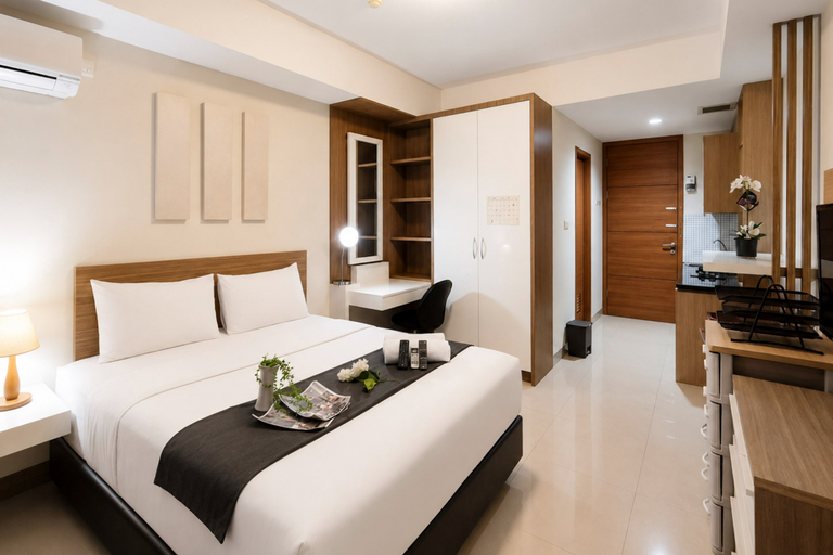 Bedroom 5, Nice Look Studio at Apartment Beverly Dago By Travelio, Bandung