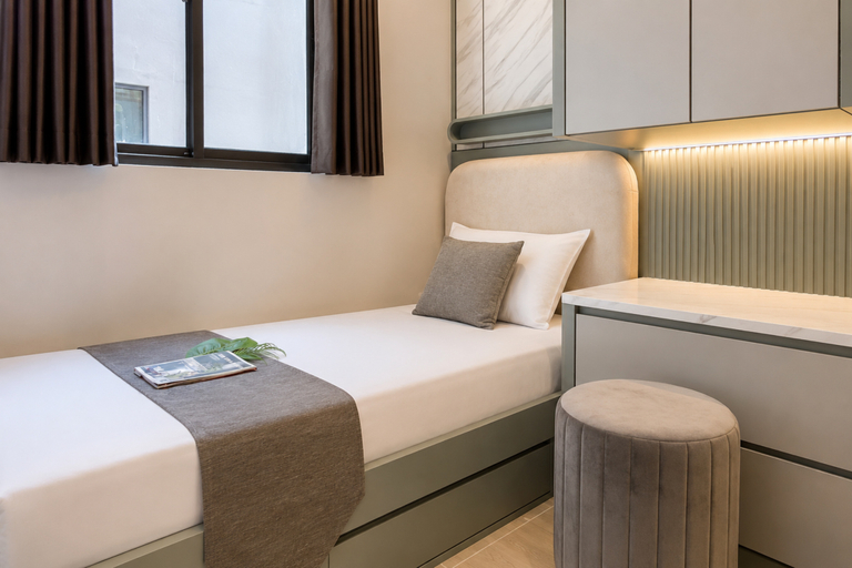 Bedroom 2, Versatile Smart 2BR at Apartment Meikarta District 2 By Travelio, Cikarang