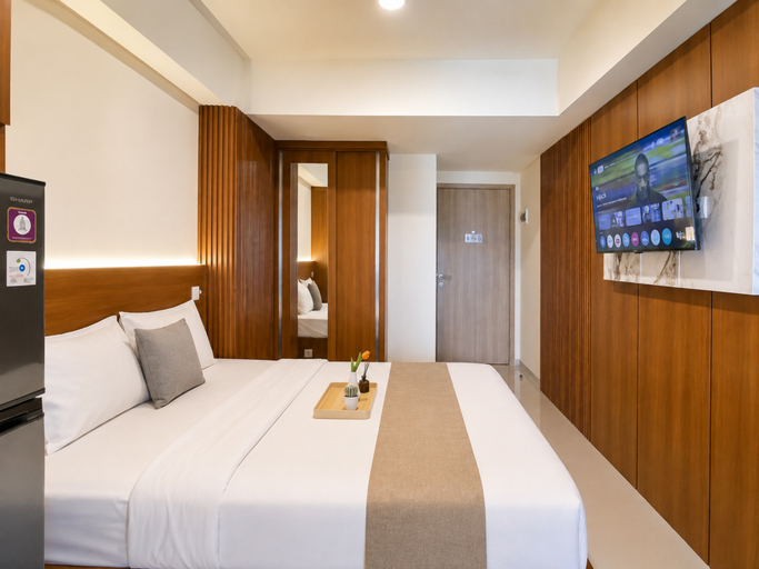 Bedroom 5, Luminous Studio at Apartment Meikarta District 2 By Travelio, Cikarang