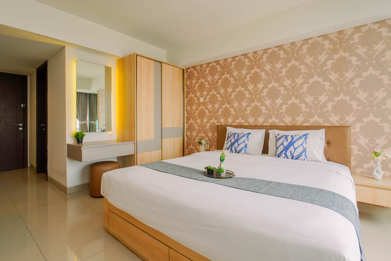 Bedroom 4, Peaceful and Snug Studio at Apartment H Residence By Travelio, Jakarta Timur