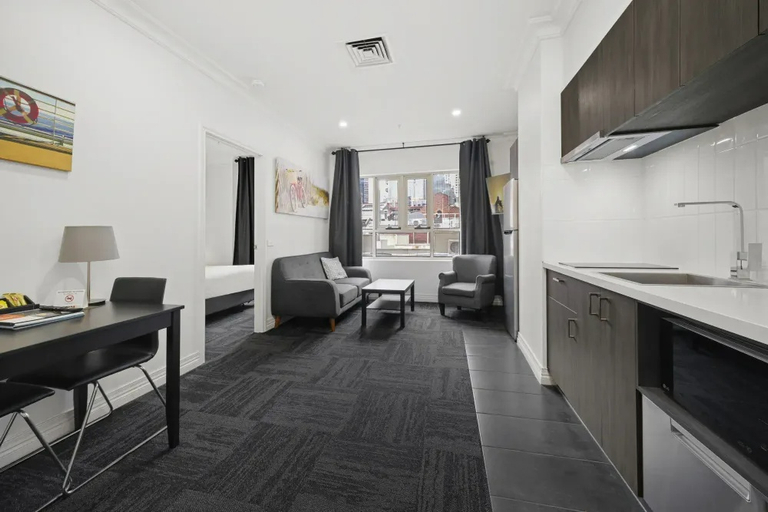 Bedroom 4, Comfort Apartments Melbourne Central, Melbourne