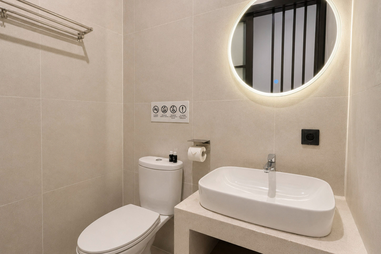 Bathroom 5, 2BR Mediterranean Private Pool Villa Nusa Dua By Travelio, Badung